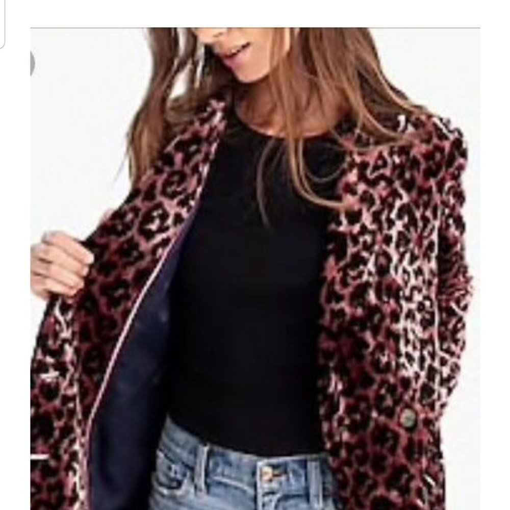 J.Crew Double-breasted velvet blazer